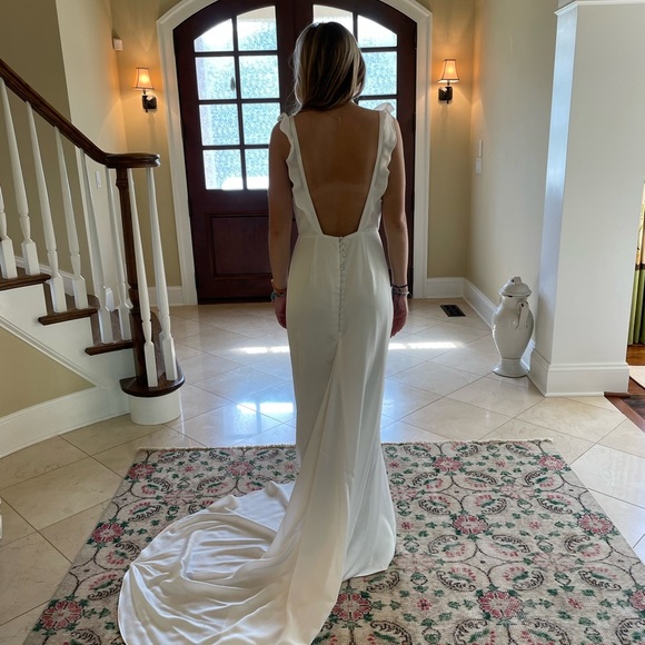 Lover's+friends California Gown size 4 Ivory - Picture 10 of 10